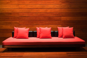 Timber wall panelling