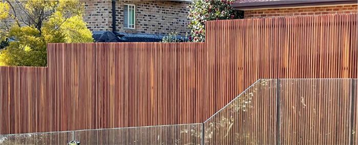 Merbau screen panels